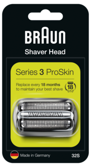 Braun 32S Series 3 Ajopää hopea