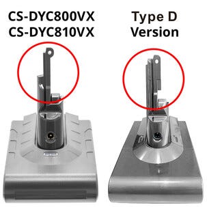 Batteri till Dyson V8, 21,6 V 2800 mAh