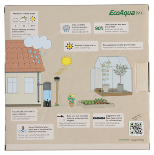 GreenLine EcoAqua S12 solcellevanning, 12 planter