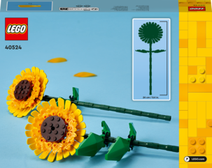 LEGO Solrosor blommor 40524, från 8 år