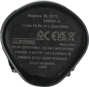 Makita li-ion-batteri 10,8 V/1,5 Ah