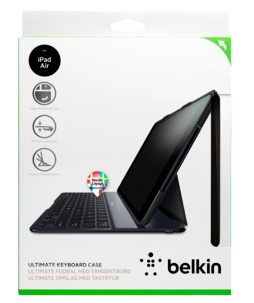Kotelo ja Bluetooth-näppäimistö iPad Airille