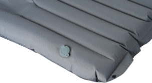 Uppblåsbart liggunderlag grå, 195×70×10 cm
