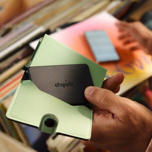 Chipolo Card Wallet Tracker sporingskort, oppladbart