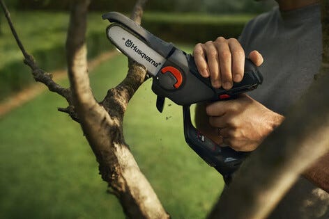 Husqvarna Aspire P5 batteridrevet greinsag, med batteri