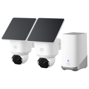 Eufy SoloCam E42 overvåkningskamera 4K med solcelle, 2-pakning