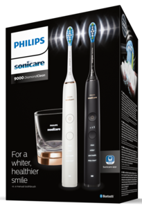Philips Sonicare DiamondClean 9000 elektrisk tannbørste, 2-pakning