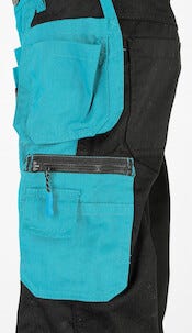 Arbetsbyxor barn, petrol