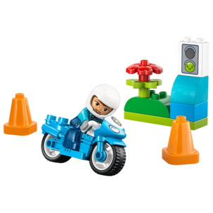 LEGO Duplo Town Blå polismotorcykel 10471, från 2 år