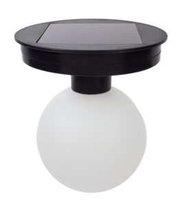 Solcelle 160 mm med lyspære 125 mm