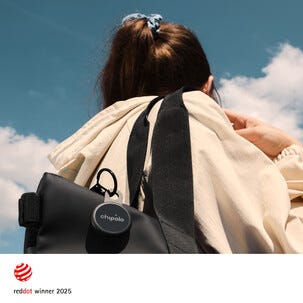 Chipolo Loop tracker spårningstagg med ögla, 4-pack