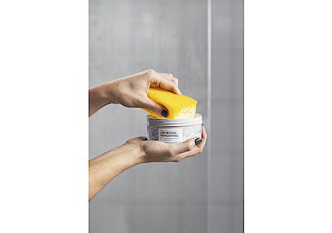 Rengöringspasta med svamp