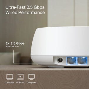TP-Link Deco BE25 mesh-ruter med WiFi 7