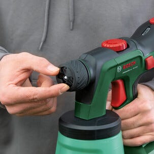 Bosch AdvancedSpray 18V-500 färgspruta med 1 batteri