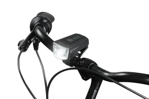 AXA Dwn 100 cykellampa fram USB, 100 lux, 120 m