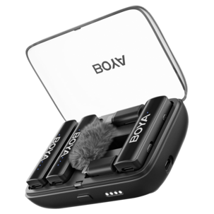 Boya Boyalink V2.0 trådlös mikrofon 3,5 mm, USB-C, Lightning