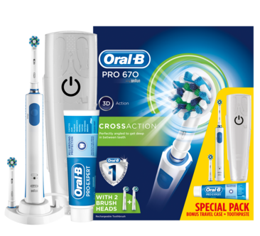 Eltandborste Braun Oral-B PRO 670 Special pack