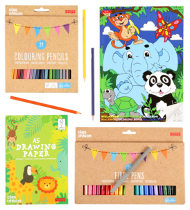 Tegne og malesett for barn