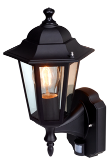 Vägglampa utomhus, vägglykta med rörelsesensor, Northlight