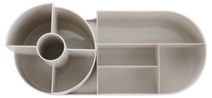 Empire L roterande stor sminkförvaring, beige