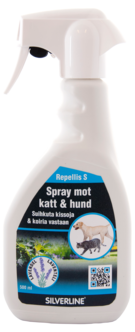 Silverline Repellis S avskräckning katt & hund spray