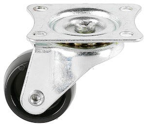 Länkhjul svängbart