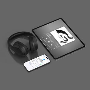 Belkin Soundform Surround trådlösa hörlurar over ear