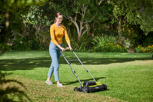 Ryobi vertikalskjærer 18SFX35 One+ 18 V, batteridrevet