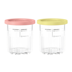 Ninja CREAMi Deluxe ekstra beger 709 ml, 2-pakning