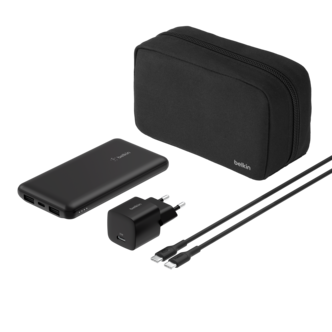 Belkin BoostCharge USB-C-laturi ja varavirtalähde, BU041kqBK