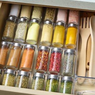 Kryddburkar glas, 6-pack