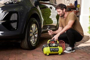 Ryobi R18AC-O batteridriven kompressor, 8,3 bar