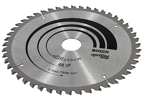 Sågklinga 210 x 30 mm 48T, Bosch