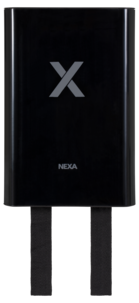 Nexa brandfilt i fodral, 120x120 cm, svart