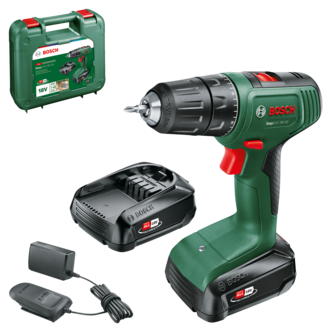 Bosch EasyDrill 18V-40 Porakone, jossa 2 akkua