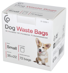 Hundbajspåsar, small, 72-pack