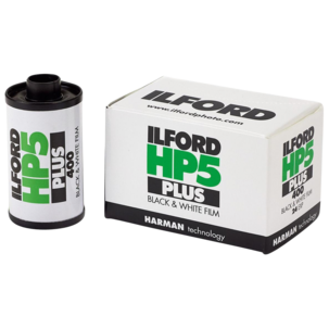 Ilford HP5 Plus 400 Mustavalkofilmi 135, 36 kuvaa