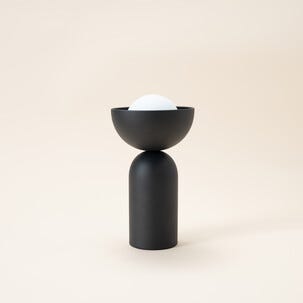 Northlight Birk Pieni pöytävalaisin metallia, 27,5 cm