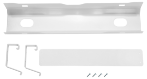 Deltaco Delo-0209s kabelkanal skrivbord, vit