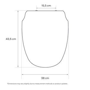 Ido Trevi WC-istuimen kansi, pehmeää muovia, valkoinen