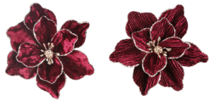 Blomst med klips, 2-pakning