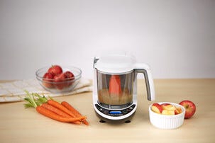 Baby Brezza One Step Food Maker Deluxe barnmatsberedare, ångkokare och mixer