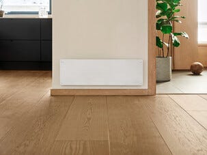 Mill Glass Smart WiFi element Gen. 4, vit, 500 W