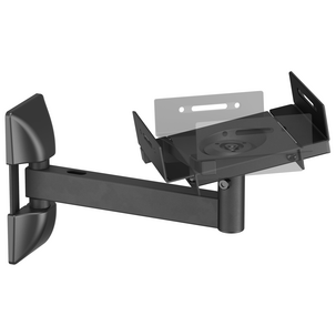 Exibel dubbla högtalarfästen för väggmontering, ställbara