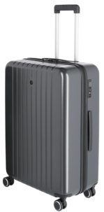 Matkalaukku pyörillä, harmaa