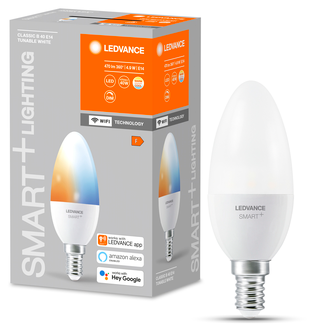 Ledvance Smart+WiFi dimbar LED lyspære E14 4,9 W