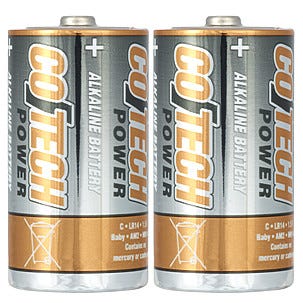 Alkaliskt batteri C/LR14 Cotech