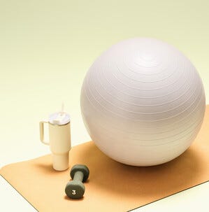 Capere pilatesball 65 cm for yoga og hjemmetrening
