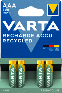 Akkuparisto AAA/HR03 VARTA Recycled