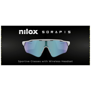 Nilox Sorapis Urheiluaurinkolasit kuulokkeilla